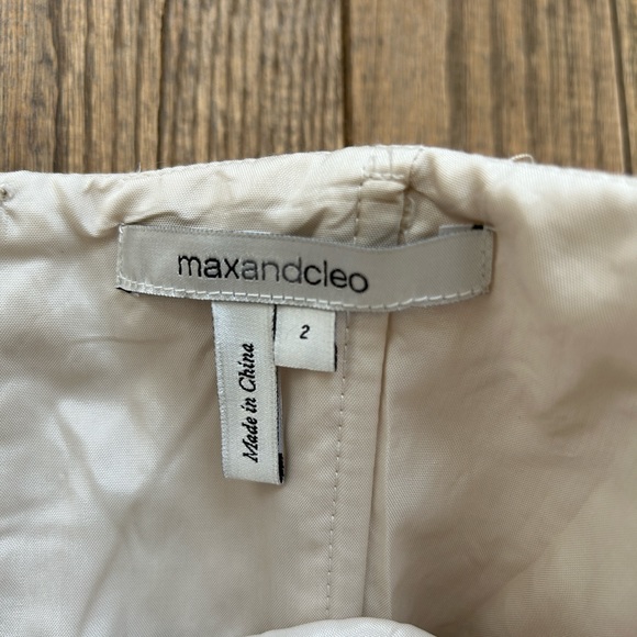 Women’s Max and Cleo Cocktail Strapless Dress Sz 2 - Picture 6 of 7